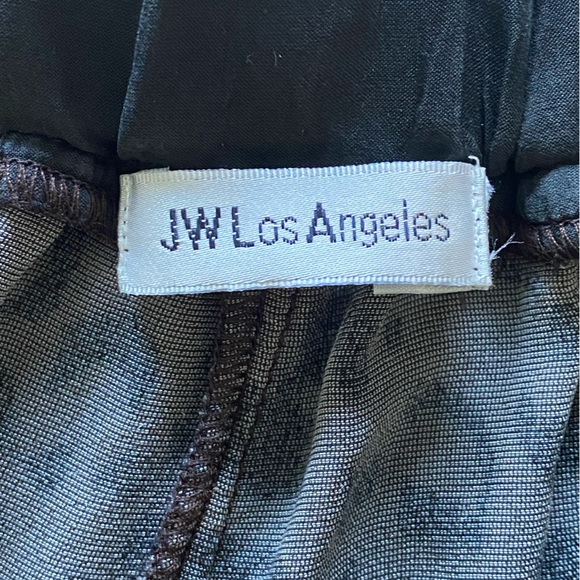 Johnny Was JWLA Sz XL Animal Print Velvet Jogger Silk Blend Pull On Embroidered - Picture 3 of 10